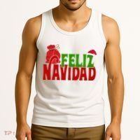 Feliz Navidad Spanish Christmas Tank Top thumb 3