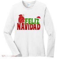 Feliz Navidad Spanish Christmas Women's Long Sleeve Shirt thumb 0