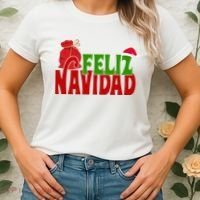 Feliz Navidad Spanish Christmas Women's T-Shirt thumb 2