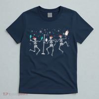 Funny Nurse Skeleton Christmas healthcare Crew Santa T-Shirt thumb 5