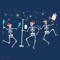 Funny Nurse Skeleton Christmas healthcare Crew Santa Women's Tank Top thumb 5