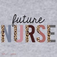 Future Nurse Student Leopard Print Nursing School Meaningful Gift Women's Sweatshirt thumb 2