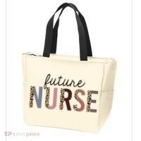 Future Nurse Student Leopard Print Nursing School Meaningful Gift Tote Bag thumb 3