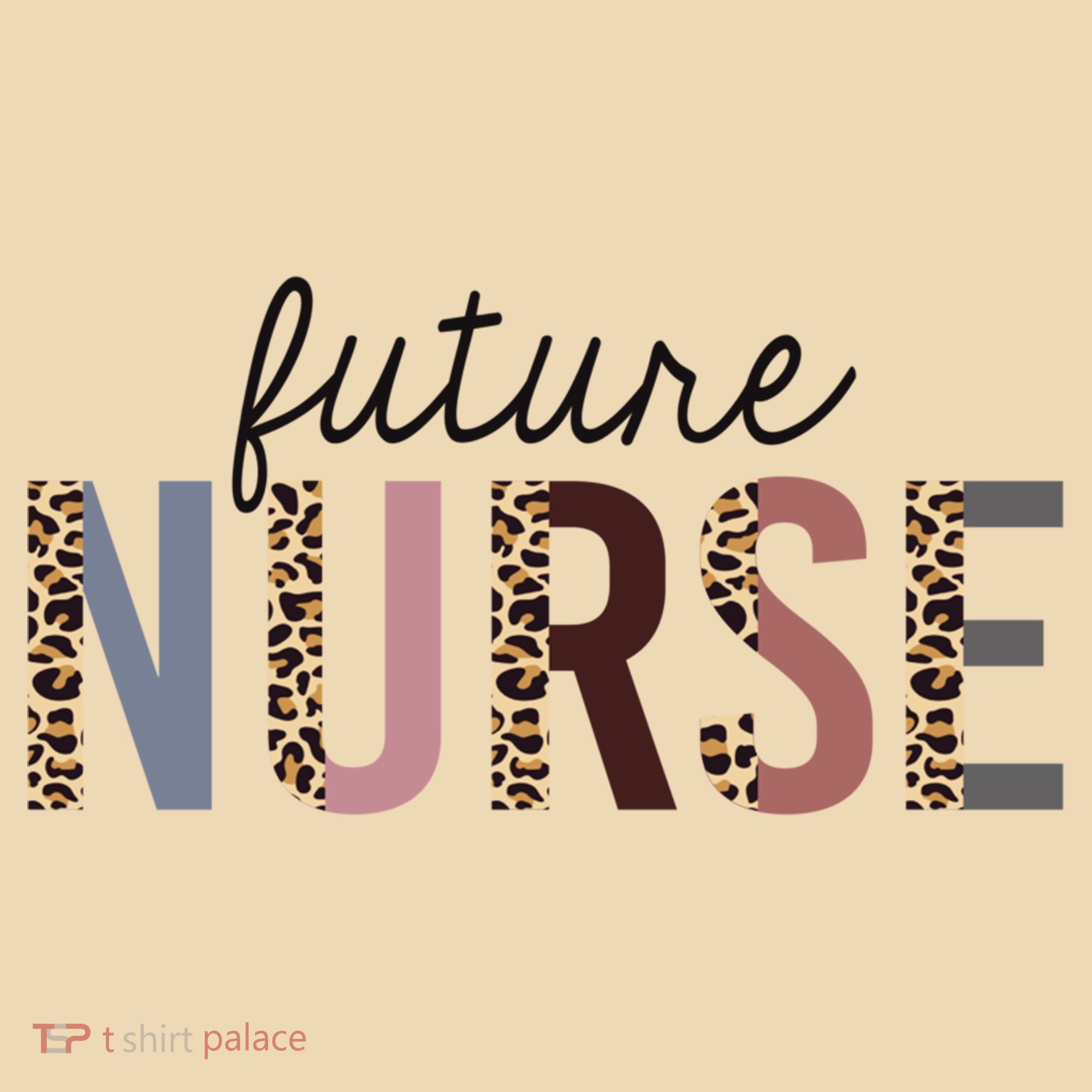 Future Nurse Student Leopard Print Nursing School Meaningful Gift Tote Bag