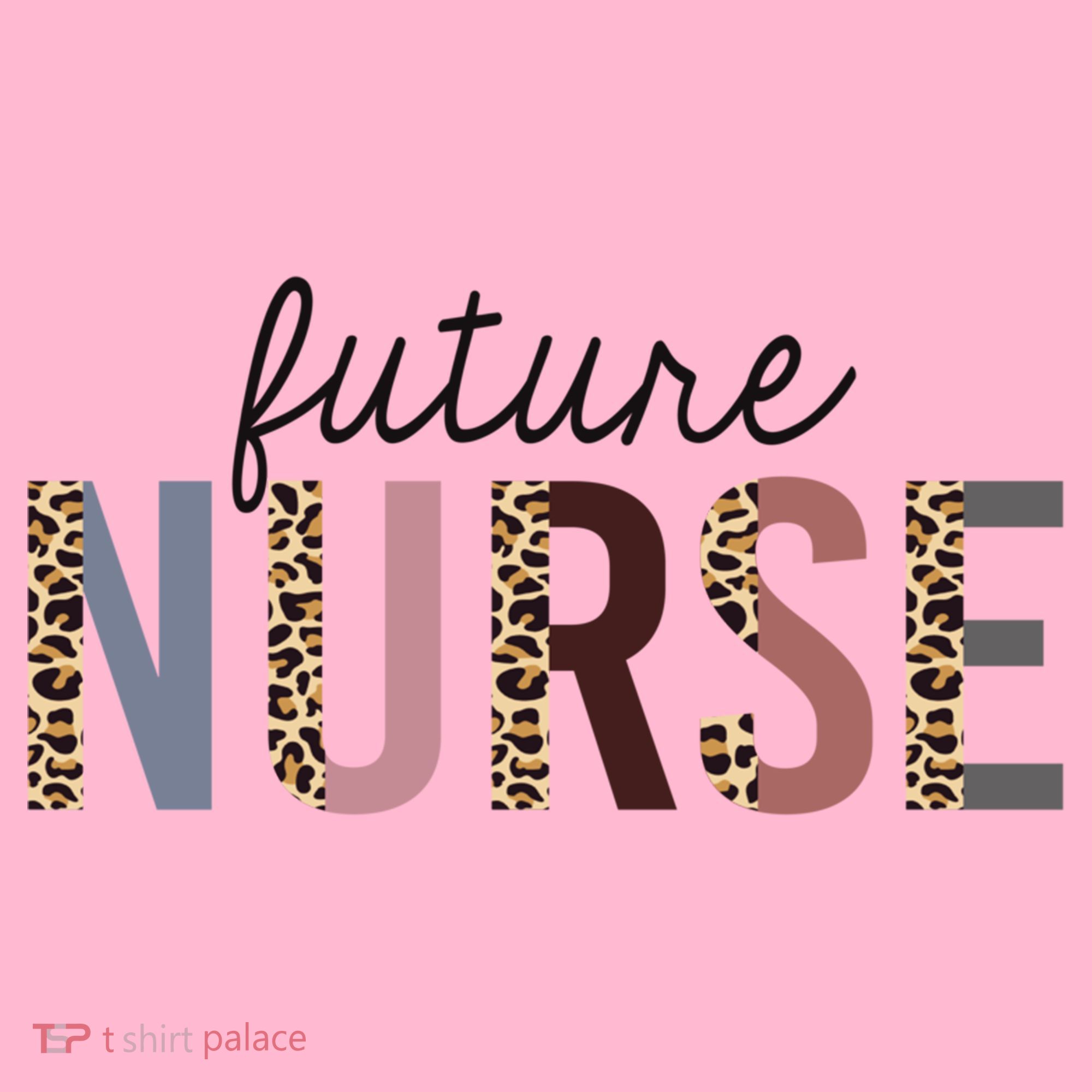 Future Nurse Student Leopard Print Nursing School Meaningful Gift Coaster