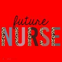 Future Nurse Student Leopard Print Nursing School Meaningful Gift Santa Hat thumb 1