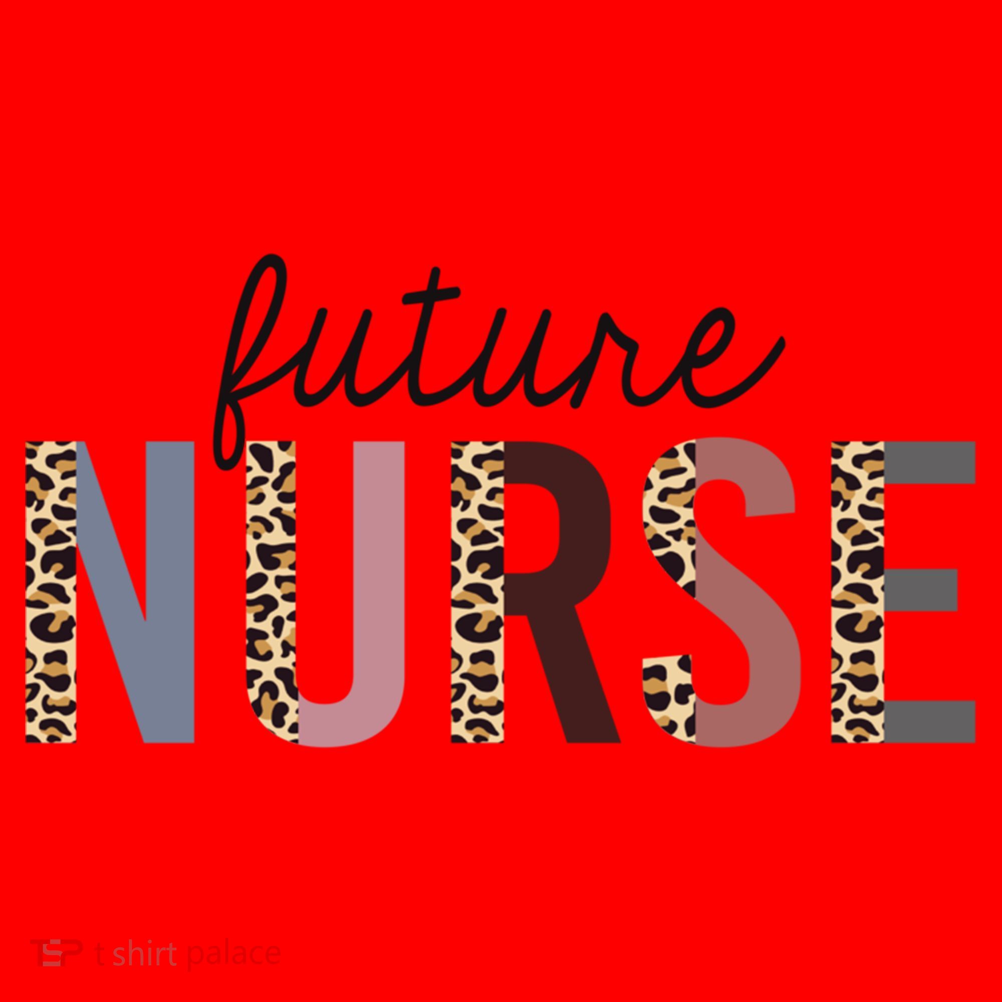 Future Nurse Student Leopard Print Nursing School Meaningful Gift Santa Hat