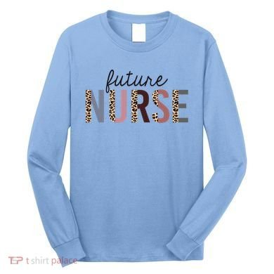 Future Nurse Student Leopard Print Nursing School Meaningful Gift Long Sleeve Shirt