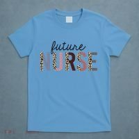 Future Nurse Student Leopard Print Nursing School Meaningful Gift T-Shirt thumb 4
