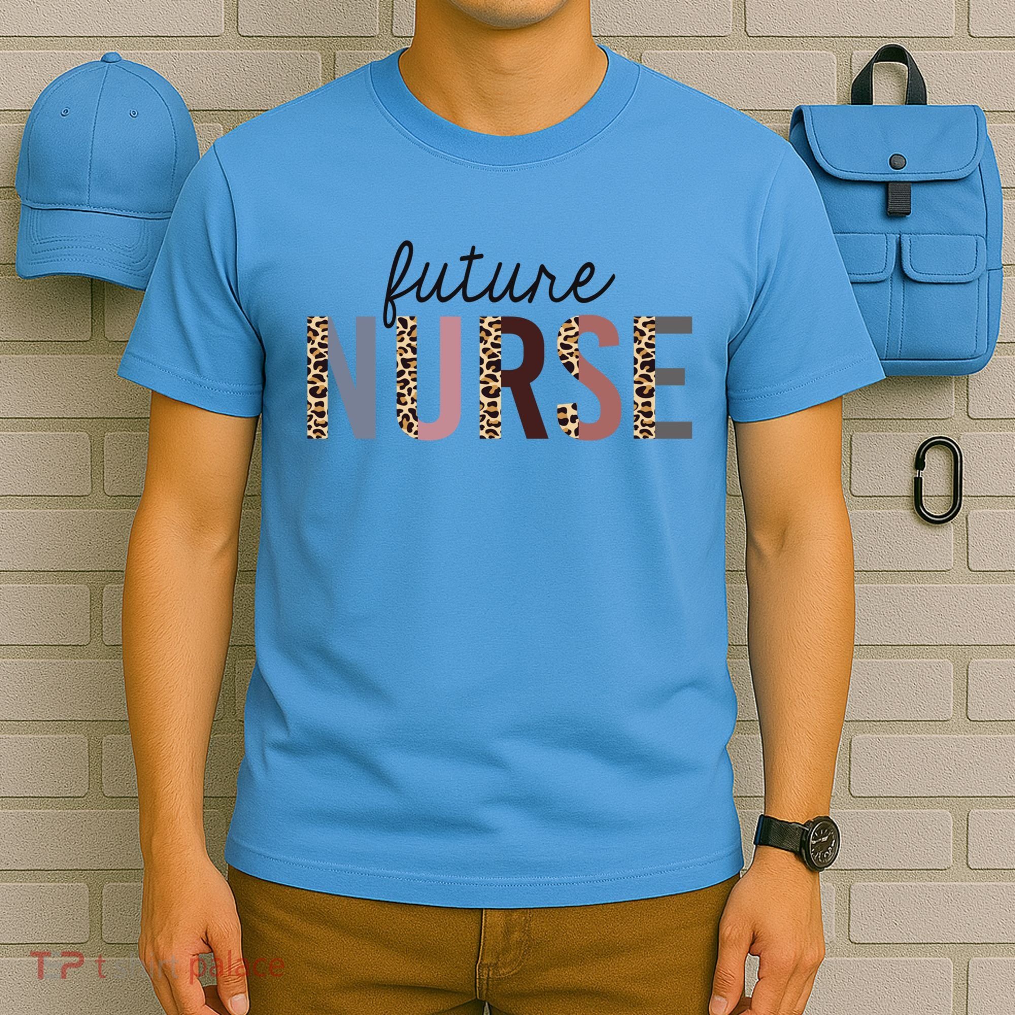 Future Nurse Student Leopard Print Nursing School Meaningful Gift T-Shirt