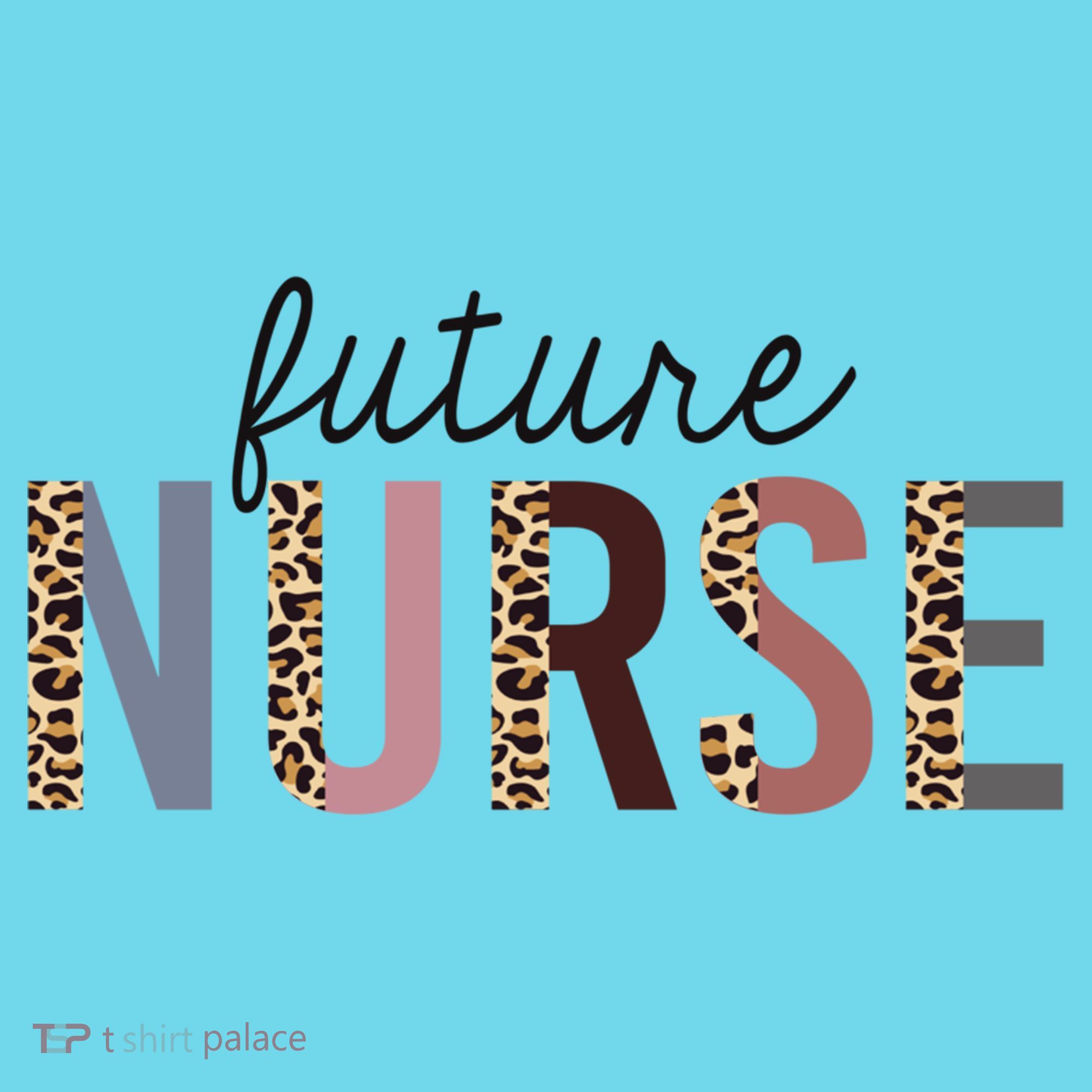 Future Nurse Student Leopard Print Nursing School Meaningful Gift T-Shirt