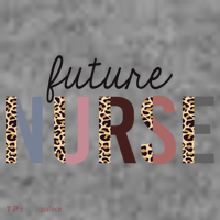 Future Nurse Student Leopard Print Nursing School Meaningful Gift Toddler Hoodie thumb 2