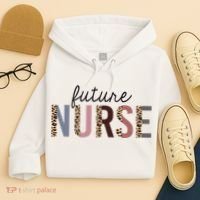 Future Nurse Student Leopard Print Nursing School Meaningful Gift Hoodie thumb 4