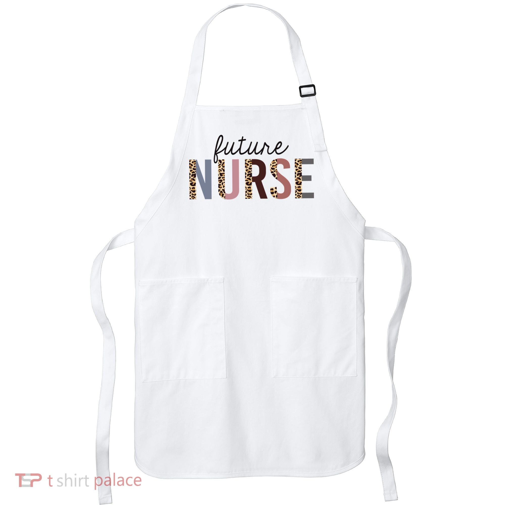 Future Nurse Student Leopard Print Nursing School Meaningful Gift Apron