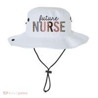 Future Nurse Student Leopard Print Nursing School Meaningful Gift Bucket Hat thumb 0