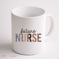 Future Nurse Student Leopard Print Nursing School Meaningful Gift Coffee Mug thumb 1