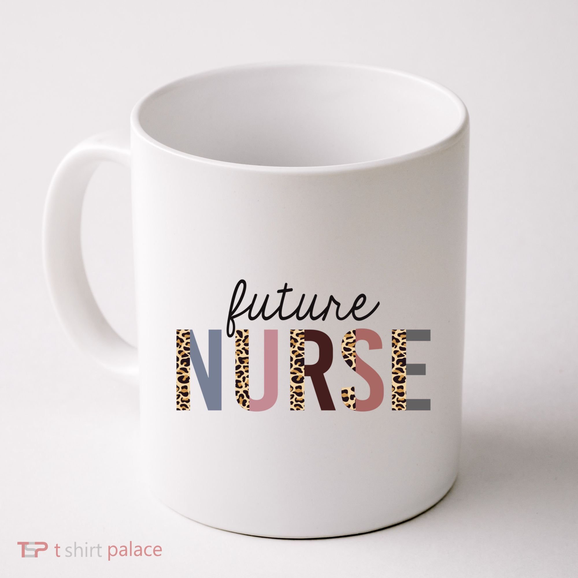 Future Nurse Student Leopard Print Nursing School Meaningful Gift Coffee Mug