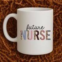 Future Nurse Student Leopard Print Nursing School Meaningful Gift Coffee Mug thumb 2
