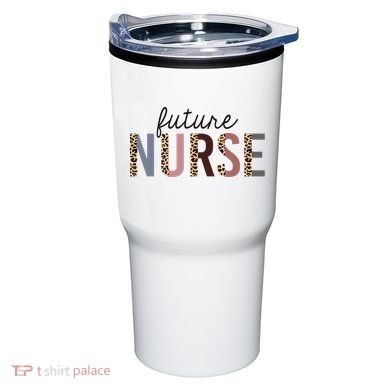 Future Nurse Student Leopard Print Nursing School Meaningful Gift Tumbler
