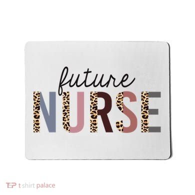 Future Nurse Student Leopard Print Nursing School Meaningful Gift Mousepad
