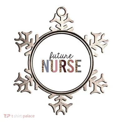 Future Nurse Student Leopard Print Nursing School Meaningful Gift Ornament