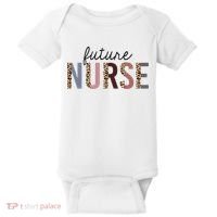 Future Nurse Student Leopard Print Nursing School Meaningful Gift Baby Bodysuit thumb 0