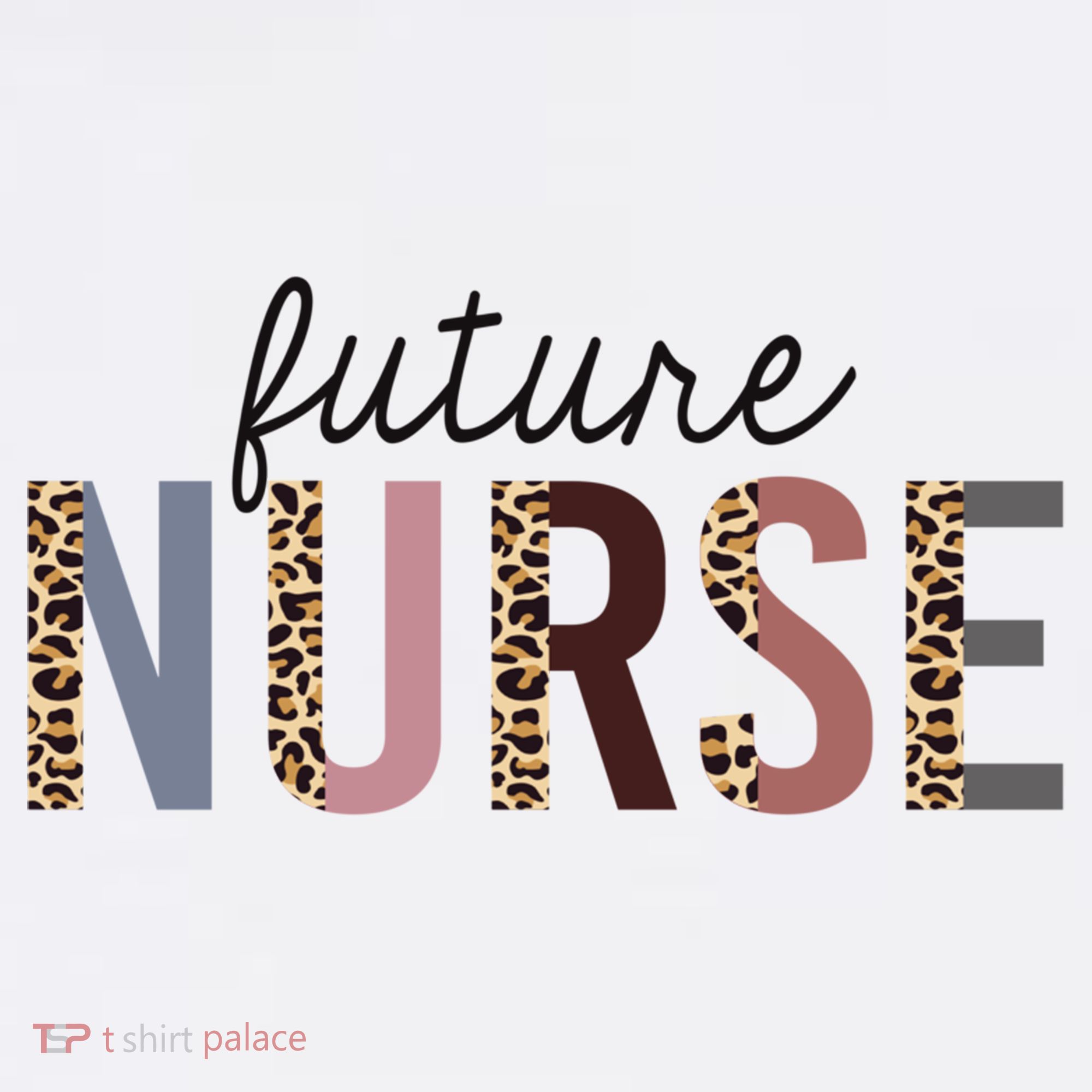 Future Nurse Student Leopard Print Nursing School Meaningful Gift Kids Sweatshirt