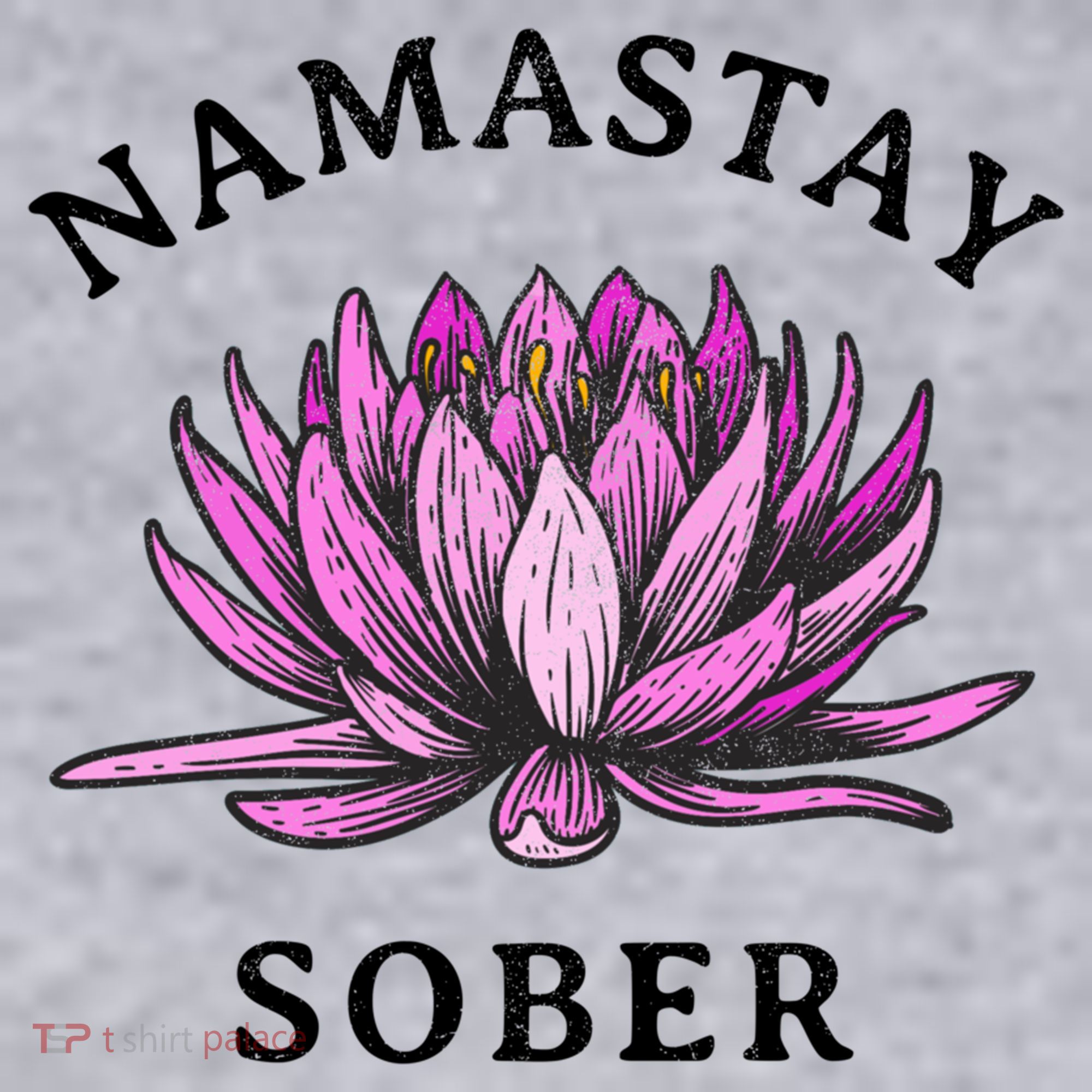 Funny Namastay Sober Na Aa 12 Step Recovery Funny Gift Women's Sweatshirt
