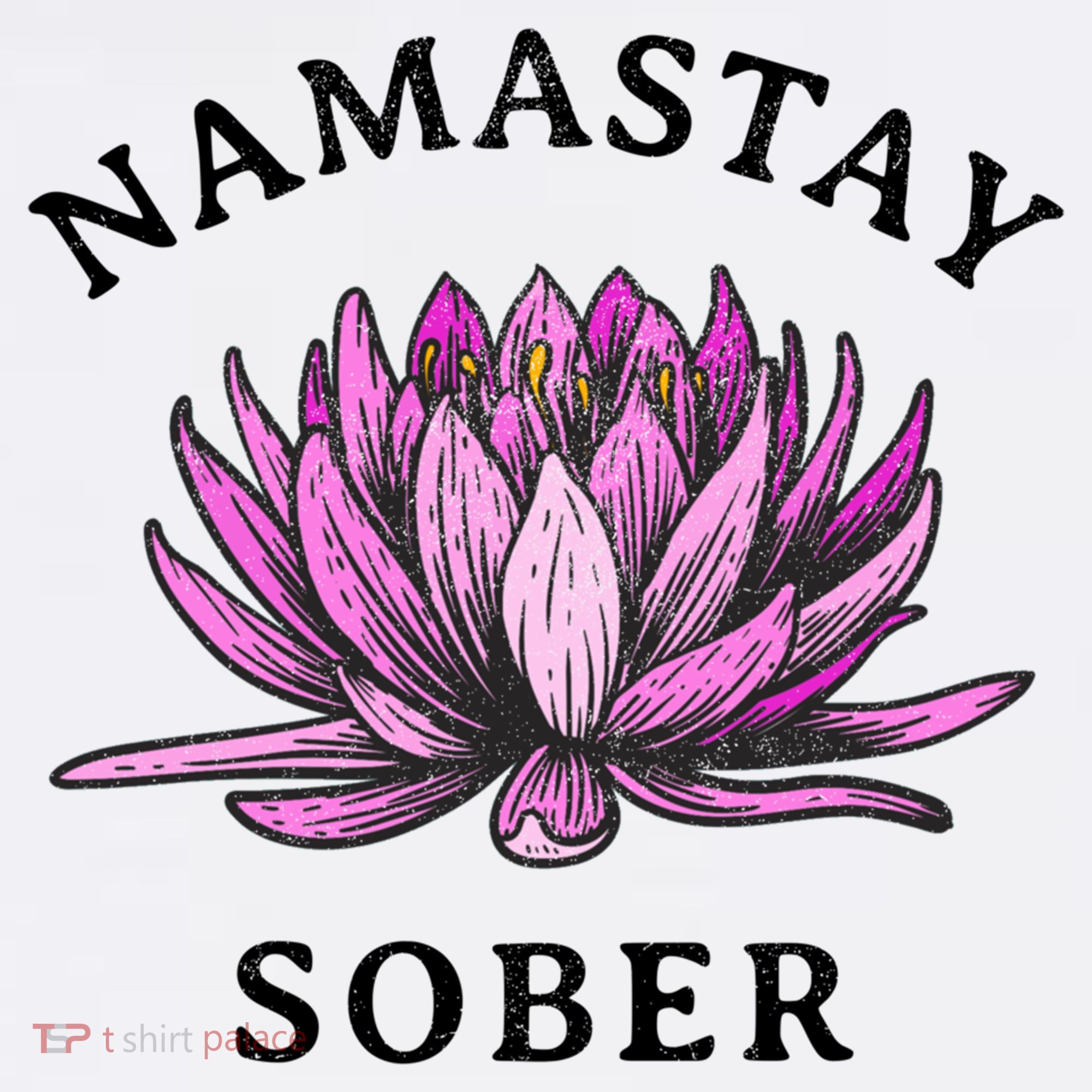 Funny Namastay Sober Na Aa 12 Step Recovery Funny Gift Mousepad