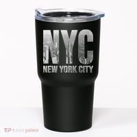 Funny Nyc Skylines New York City That Never Sleeps Gift Tumbler thumb 0