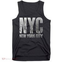 Funny Nyc Skylines New York City That Never Sleeps Gift Tank Top thumb 0