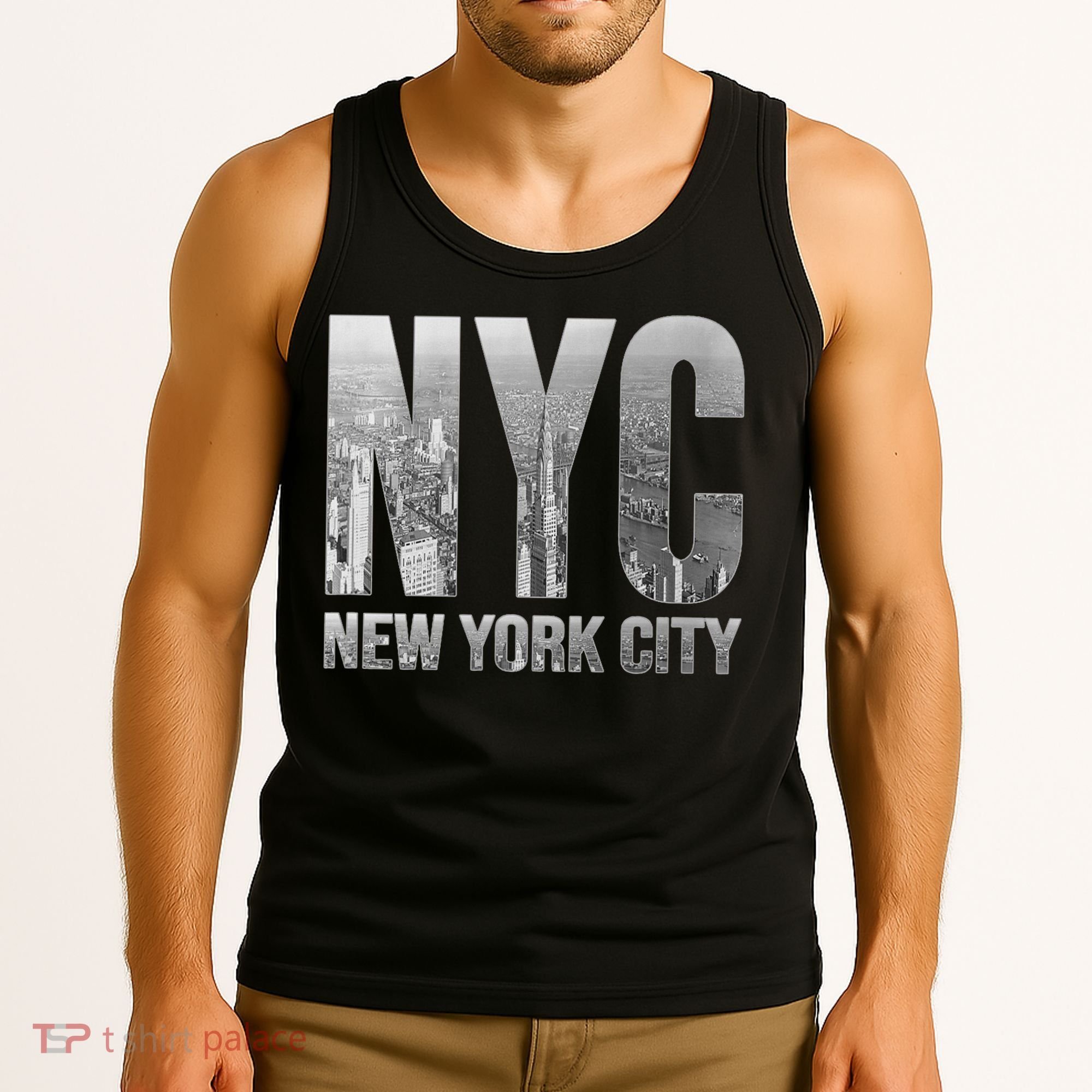 Funny Nyc Skylines New York City That Never Sleeps Gift Tank Top