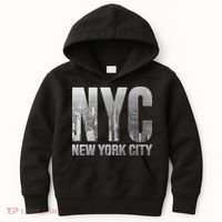 Funny Nyc Skylines New York City That Never Sleeps Gift Kids Hoodie thumb 0