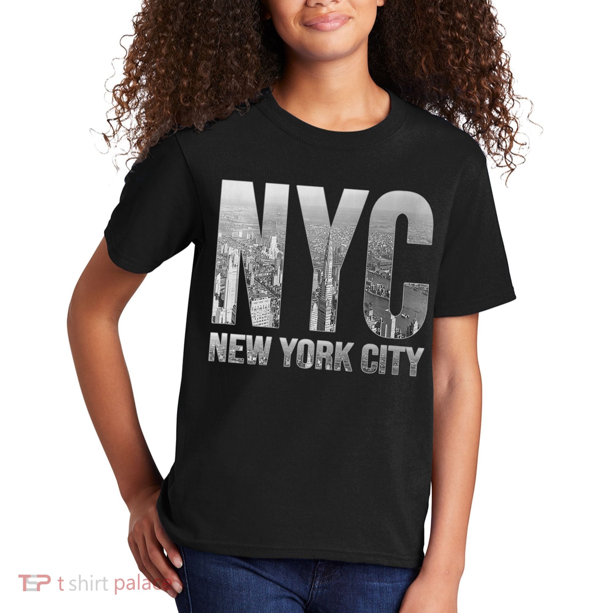 Funny Nyc Skylines New York City That Never Sleeps Gift Kids T-Shirt