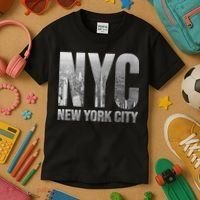 Funny Nyc Skylines New York City That Never Sleeps Gift Kids T-Shirt thumb 3