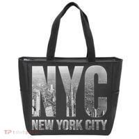 Funny Nyc Skylines New York City That Never Sleeps Gift Tote Bag thumb 0