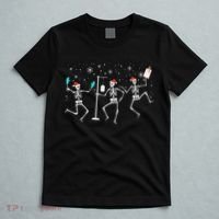 Funny Nurse Skeleton Christmas healthcare Crew Santa T-Shirt thumb 5