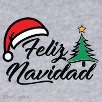 Feliz Navidad Spanish Christmas Santa Hat Merry Christmas Women's Sweatshirt thumb 2