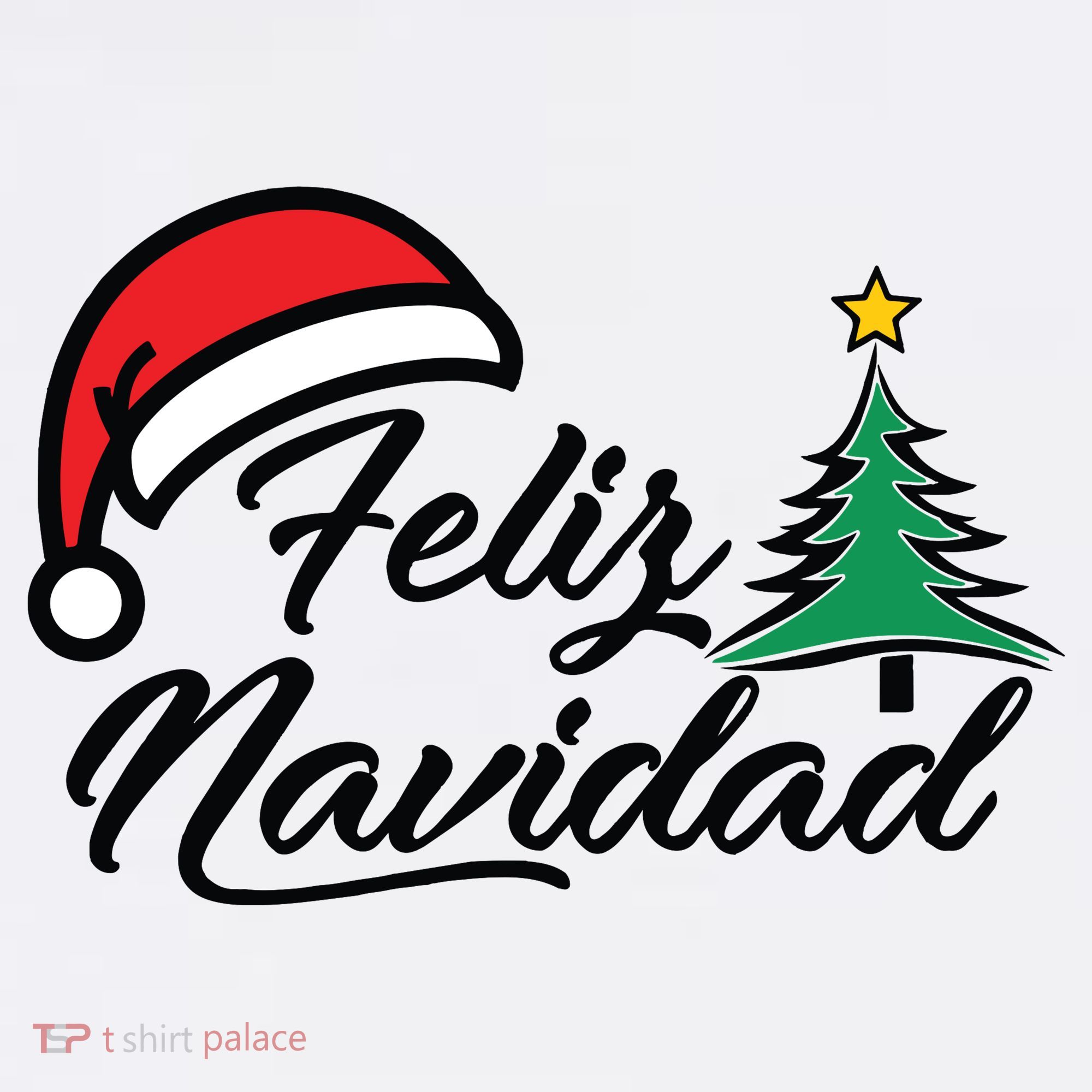 Feliz Navidad Spanish Christmas Santa Hat Merry Christmas Sweatshirt