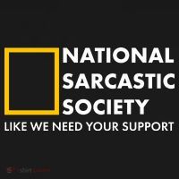 Funny National Sarcastic Society Backpack thumb 2