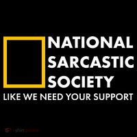 Funny National Sarcastic Society Ornament thumb 1