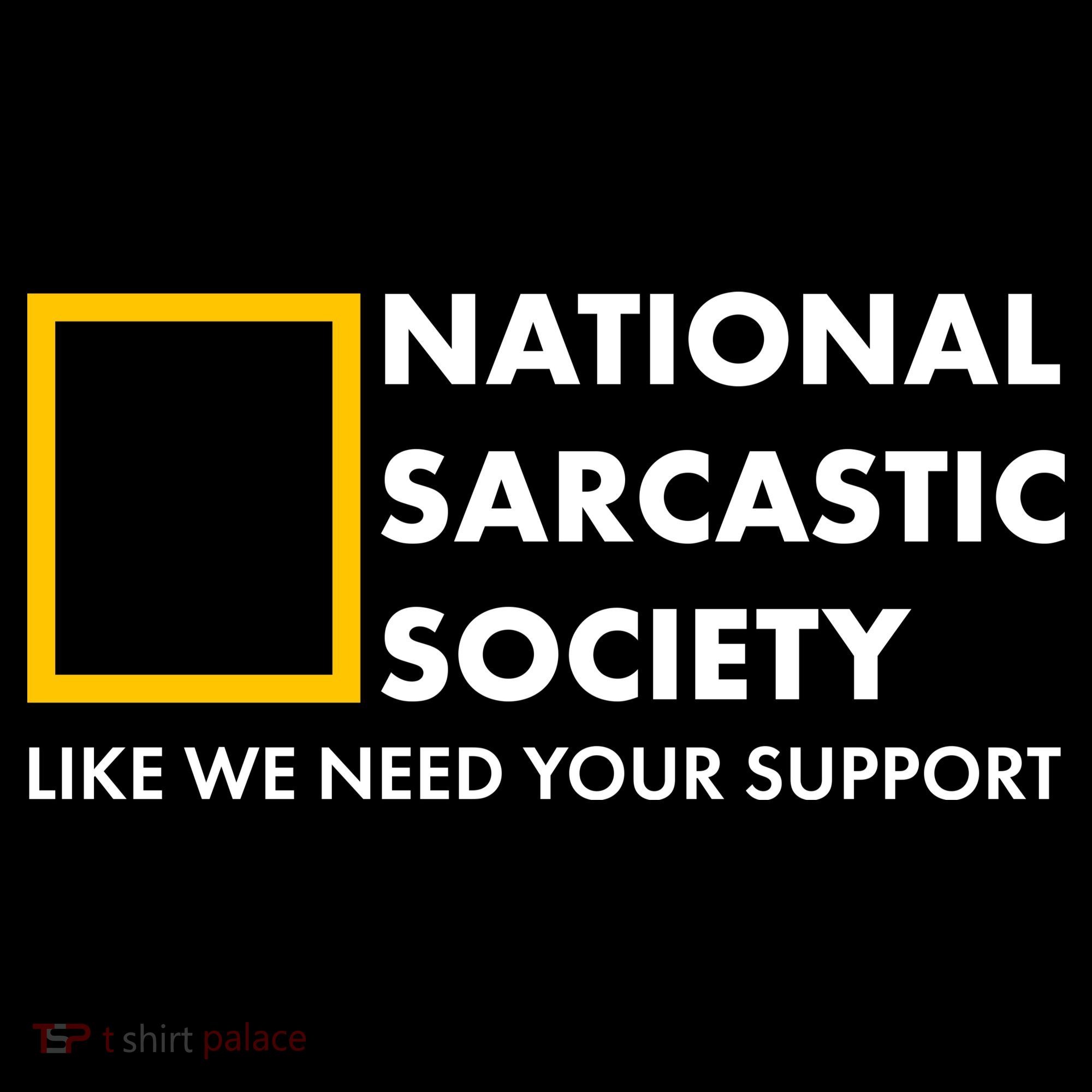 Funny National Sarcastic Society Ornament