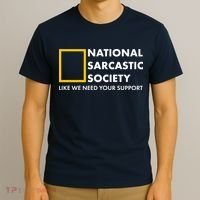 Funny National Sarcastic Society T-Shirt thumb 3