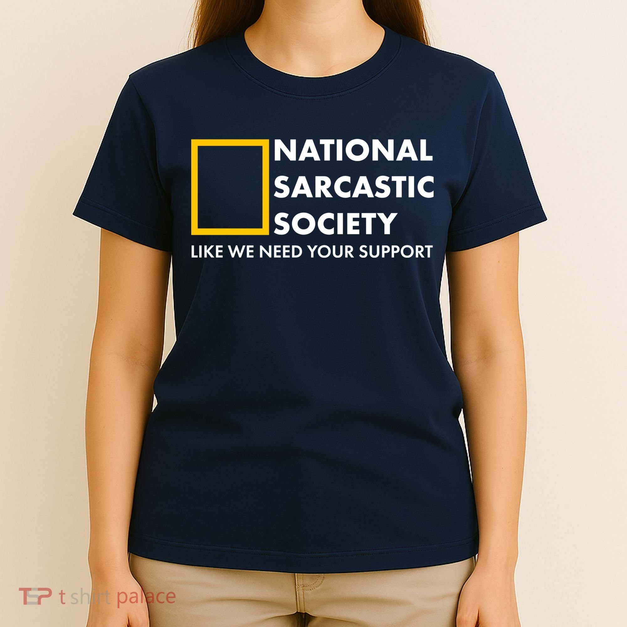 Funny National Sarcastic Society T-Shirt