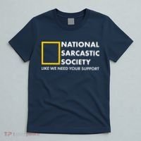 Funny National Sarcastic Society T-Shirt thumb 5