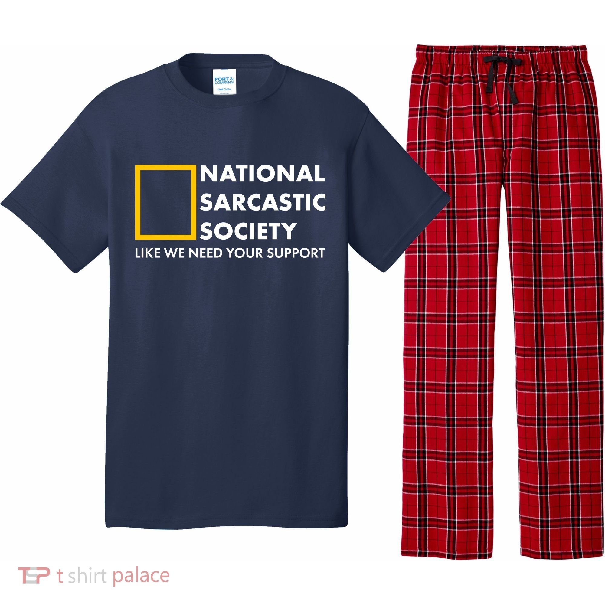 Funny National Sarcastic Society Pajama Set