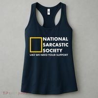 Funny National Sarcastic Society Women's Tank Top thumb 3
