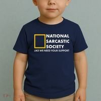 Funny National Sarcastic Society Toddler T-Shirt thumb 2