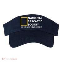 Funny National Sarcastic Society Visor thumb 0