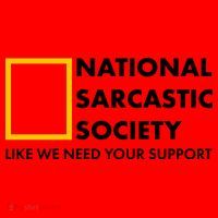 Funny National Sarcastic Society Santa Hat thumb 1